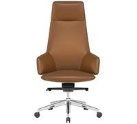 Sedia da scrivania moderna in pelle con design ergonomico per una seduta confortevole e traspirante, facile da montare e durevole sedia girevole da ufficio