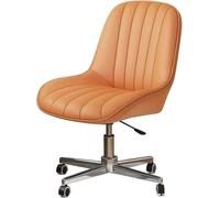 Sedia da scrivania moderna in tessuto di velluto con ruote e funzione regolabile in altezza, ideale per la camera da letto o l'ufficio, elegante design incrociato (grigio chiaro/a) Octopus feet
