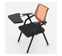 Sedia da scrivania pieghevole ergonomica con struttura in acciaio resistente, con braccioli, capacità 150 kg, ideale per ufficio e studio