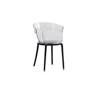 Sedia da Scrivania Sedia da pranzo moderna, semplice, interamente in plastica, for esterni, di piccole dimensioni, for la casa, for ristorazione, creativa, for negoziazione, for caffè e ristoranti