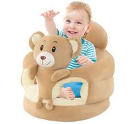 Sedia da sedere per bambini, cartone animato orso marrone sedia da sedere per neonati, forniture per bambini leggero e portatili per camera da letto, soggiorno, vivaio, auto, appartamento, mi sedile