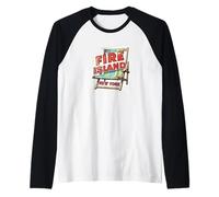 Sedia da spiaggia Fire Island design vintage Long Island estate Maglia con Maniche Raglan