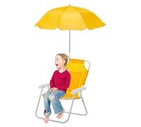 Sedia Da Spiaggia Per Bambini - Sdraio Reclinabile Con Parasole Integrato,Sedia Ergonomica Estiva Regolabile Per Viaggi Giardino Piscina Relax All'Aperto