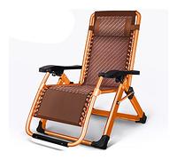 Sedia da spiaggia pieghevole portatile super larghezza 55 cm Texteline a gravità zero Lettino prendisole, per persone pesanti Piscina/poltrona reclinabile per esterni che supporta 400 kg (Colore : A)