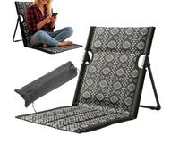 Sedia da spiaggia pieghevole, reclinabile retrò, regolabile, stile boho, per campeggio, viaggi, giardino, cortile, balcone, cortile, piscina, 95 x 60 x 85 cm, accessorio compatto e pratico per l'uso