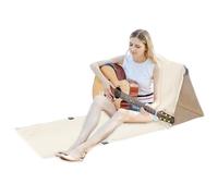 Sedia da spiaggia, tappetino da campeggio con schienale da spiaggia, impermeabile, triangolare stabile, lettino da spiaggia portatile per abbronzatura, leggero schienale pieghevole per campeggio