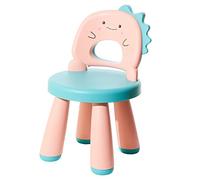 Sedia da tavolo in plastica per bambini - Sgabello per bambini - Comodo, leggero e robusto - Adatto da 2 a 6 anni - Facile da pulire - Seduta ergonomica - Design a dinosauro - Vari colori