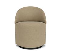 Sedia Da Tearoom Con Girevole Beige/Bouclé