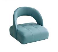 Sedia da Terra con Supporto for La Schiena Curva Ergonomica, Cuscino for Finestra a Bovindo, Sedie da Terra for Yoga for La Meditazione, Sedia Senza Gambe(Blue)