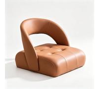 Sedia da Terra con Supporto for La Schiena Curva Ergonomica, Cuscino for Finestra a Bovindo, Sedie da Terra for Yoga for La Meditazione, Sedia Senza Gambe(Brown)