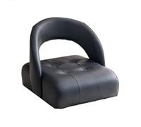 Sedia da Terra con Supporto for La Schiena Curva Ergonomica, Cuscino for Finestra a Bovindo, Sedie da Terra for Yoga for La Meditazione, Sedia Senza Gambe(Black)
