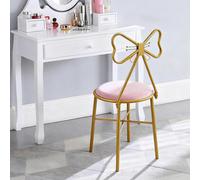 Sedia da toeletta a forma di farfalla, sedia da pranzo stile ragazza, sedia da trucco, sedia con schienale a farfalla, sedia da trucco per camera da letto, sedia da toeletta profonda a forma di farfal
