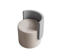 Sedia da toeletta con schienale, sgabello da trucco per bagno, camera da letto e salone, elegante e confortevole, perfetto per toeletta (colore: rotante Dimensioni: B)