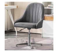 Sedia da toilette ergonomica girevole a 360° con supporto posteriore centrale per ufficio, design a gambe incrociate senza braccioli, ideale per attività informatiche e uso in ufficio. Octopus feet