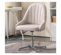 Sedia da toilette ergonomica girevole a 360° con supporto posteriore centrale per ufficio, design a gambe incrociate senza braccioli, ideale per attività informatiche e uso in ufficio. Octopus feet