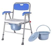 Sedia da toilette Sgabello da bagno in gravidanza Comoda for assistenza domiciliare Toilette for donna/Sedia da toilette pieghevole ad altezza regolabile Sedia da doccia Sicurezza nel bagno
