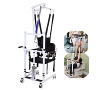 Sedia da trasferimento portatile per la casa, sedia da trasferimento per anziani, dispositivo di supporto per trasferimento regolabile fino 330 libbre (55 * 66 * 150-210 cm)