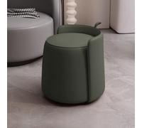 Sedia da trucco comoda e girevole, design rotondo moderno per camera da letto e soggiorno, perfetta per la routine di bellezza e l'arredamento della casa