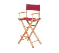 Sedia Da Trucco Pieghevole Sedia Da Regista Versatile In Legno Massello, Sgabello Alto Pieghevole In Tela, Sedia Da Ufficio Multiuso, Sedia Da Trucco, Seduta Portatile E Confortevole.(Color04)