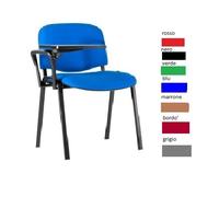 Sedia da Ufficio BLU con Tavolino Conferenza Sala Attesa Riunione Convegni Aula
