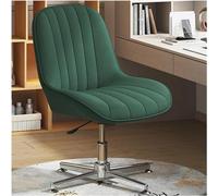 Sedia da ufficio con gambe, senza braccioli, con supporto per lo schienale alto, girevole con regolazione in altezza, per lavorare al computer