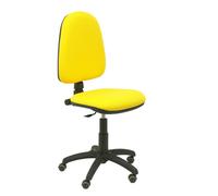Sedia da ufficio con ruote in parquet giallo Piqueras y Crespo Ayna Bali