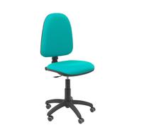 Sedia da ufficio con ruote in parquet verde turchese Piqueras y Crespo Ayna Bali