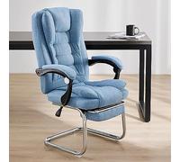 Sedia da ufficio con schienale alto in pelle PU con supporto lombare e braccioli, design compatto per la casa, piccoli spazi, ideale per giocare e lavorare comodamente