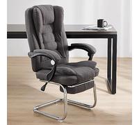 Sedia da ufficio con schienale alto in pelle PU con supporto lombare e braccioli, design compatto per la casa, piccoli spazi, ideale per giocare e lavorare comodamente