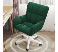 Sedia da Ufficio, Confortevole poltrona moderna carina, sedia per computer imbottita di velluto, sedia operativa ergonomica, per la casa e l'ufficio di lavoro o di studio, Make-up(Color:E)