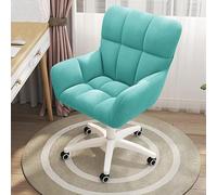 Sedia da Ufficio, Confortevole poltrona moderna carina, sedia per computer imbottita di velluto, sedia operativa ergonomica, per la casa e l'ufficio di lavoro o di studio, Make-up(Color:A)