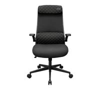 Sedia da ufficio Cougar CGR-STD-BLB Tessuto nero ergonomica regolabile
