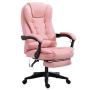 Sedia da ufficio da gioco con sedia per computer ergonomica moderna con altezza regolabile e gambe in acciaio per lo studio degli uffici domestici Working soggiorno camera da letto hotel bianca bianca