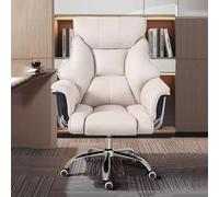 Sedia da ufficio direzionale ergonomica con schienale alto, rivestimento in pelle e imbottitura del sedile in lattice, poltrona girevole e regolabile in altezza, per sedia da lavoro comoda Big Boss