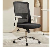 Sedia da ufficio direzionale ergonomica in rete - Altezza regolabile - Supporto lombare - Rotazione a 360° - Comoda per giocare e studiare a casa