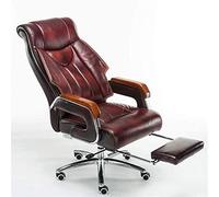 Sedia da ufficio direzionale ergonomica in similpelle con schienale alto e moderna sedia da manager imbottita per ufficio e lavoro a casa - Design elegante e confortevole