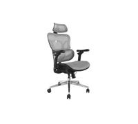 Sedia da ufficio Equip 651050 schienale e seduta mesh grigia, regolabile 3D