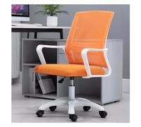 Sedia da ufficio ergonomica con altezza regolabile, braccioli e supporto lombare, schienale in rete traspirante per una seduta confortevole