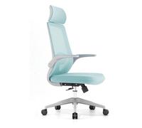 Sedia da ufficio ergonomica con poggiatesta, braccioli inclinabili e cuscino traspirante per un comfort prolungato nel lavoro e nelle sale conferenze