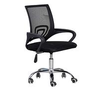 Sedia da ufficio ergonomica con schienale alto in rete, sedia girevole regolabile per uomo e donna, supporto lombare, ideale per casa, conferenze e ufficio (58x87-97 cm (23x34-38 pollici), n