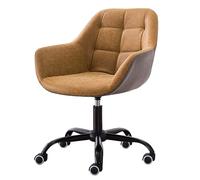 Sedia da ufficio ergonomica con schienale alto, regolabile, girevole, con braccioli e ruote, design direzionale di metà secolo, per casa e ufficio