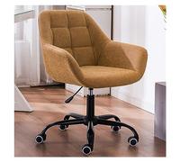 Sedia da ufficio ergonomica con schienale alto, regolabile, girevole, con braccioli e ruote, design direzionale di metà secolo, per casa e ufficio