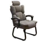 Sedia da ufficio ergonomica da gioco con poggiatesta e schienale regolabili per ufficio domestico Comoda sedia da scrivania direzionale per il tempo libero Poltrona reclinabile per divano in nero