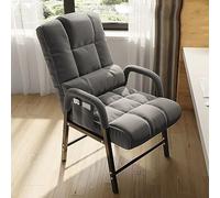 Sedia da ufficio ergonomica for divano, sedia da ufficio reclinabile con supporto lombare, sedia da scrivania for computer sedia comoda con schienale alto for una seduta prolungata ( Color : Grey , Si