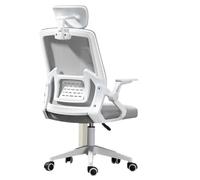 Sedia da ufficio ergonomica girevole con schienale alto, sedia da scrivania per computer, supporto lombare, seduta prolungata