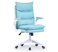 Sedia da ufficio ergonomica girevole con supporto lombare e schienale alto, in tessuto tecnico, mobili per casa/ufficio