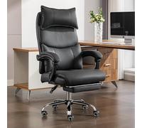 Sedia da ufficio ergonomica, girevole, in tessuto, colore nero | SGS - Molla a gas regolabile in altezza, ruote in poliuretano a 360°, base a croce a cinque bracci, portata 150 kg