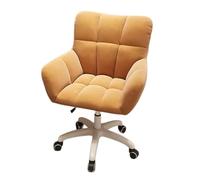 Sedia da ufficio ergonomica in velluto, regolabile, girevole, per casa, ufficio e spazio di lavoro, comoda sedia da scrivania con design moderno, perfetta per lavoro e studio
