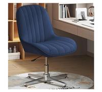 Sedia da ufficio ergonomica moderna senza braccioli, con schienale alto, altezza regolabile, girevole, per casa, camera da letto o scrivania, design comodo per un comfort tutto il giorno