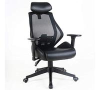 Sedia da ufficio ergonomica professionale Boss con blocco gratuito, reclinabile e supporto per il sollevamento della vita, nera
